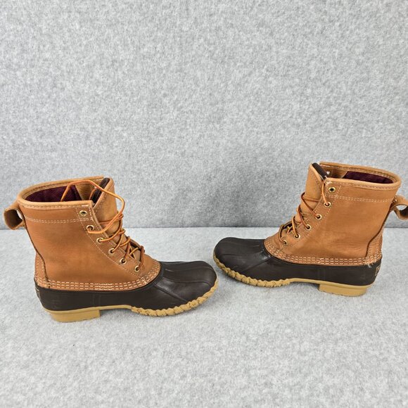 Vintage LL Bean Boots Mens 8 M Gore-tex GTX Rain Duck Lined Insulated USA main image 4
